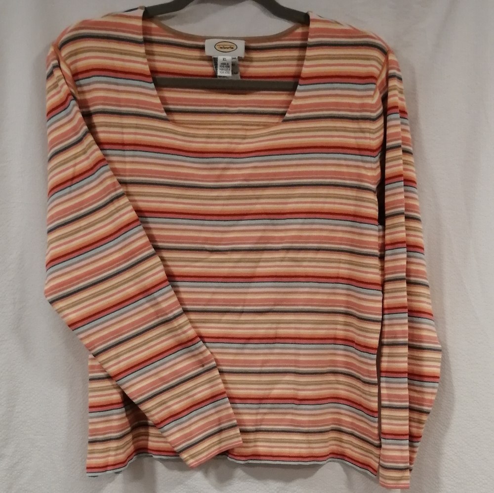 Talbots striped sweater